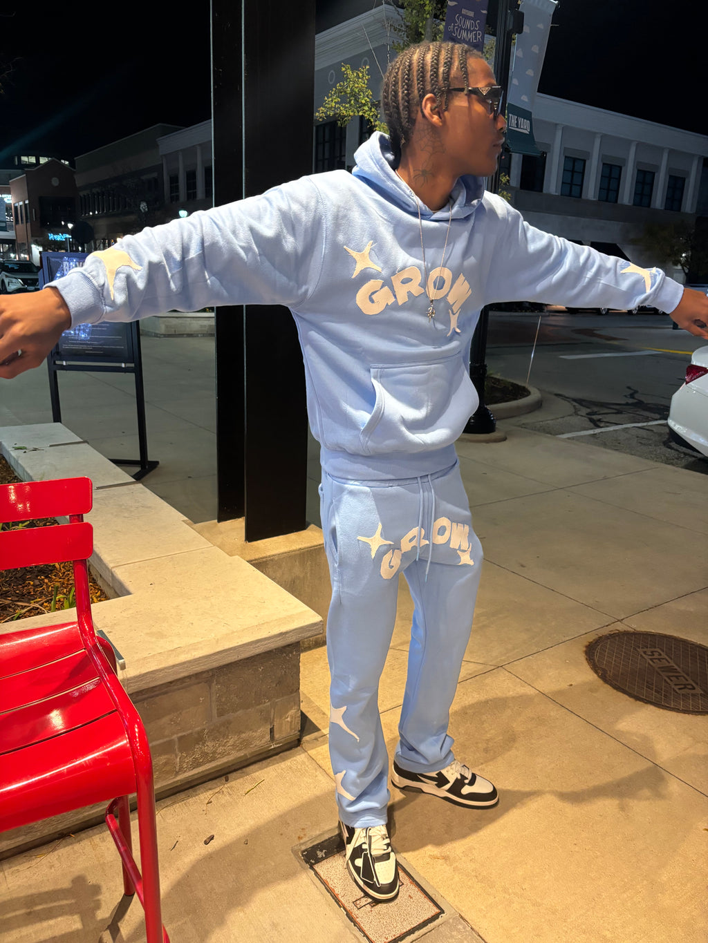 Grow amb light blue full set